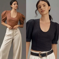 Áo tay phồng Anth linen bigsize
