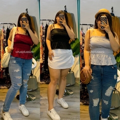 [viruSpluSSize]áo dây PINK ROSIE xuất xịn bigSize