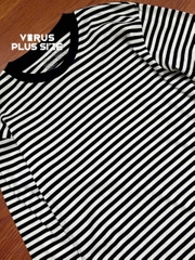 Áo thun muji sọc tay dài bigsize thun co giãn thoáng mát