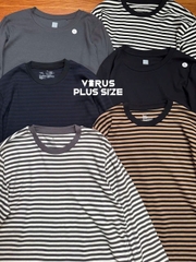 Áo thun muji sọc tay dài bigsize thun co giãn thoáng mát
