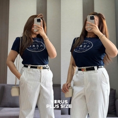Quần tây sọc f21plus rayon bigsize