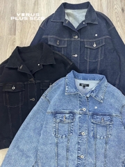 Áo khoác Jeans Un1 bigsize xuất xịn trendy