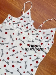 Đầm dây ngủ f21plus thun mát bigsize