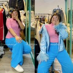 [viruSpluSSize]Áo Thun Xoài chất thun gân cổ lọ bigSize(mnga1h)