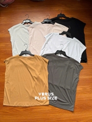 Áo thun tay hến Mujji cotton bigsize