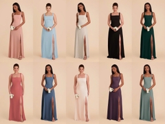 Đầm tiệc Birdy 2 dây maxi xẻ tà  bigsize