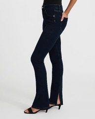 Quần Jeans exp flare xẻ gấu bigsize xuất xịn (B7)