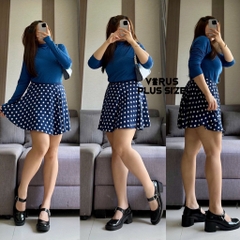 Chân váy F21 (Full Size] chấm bi