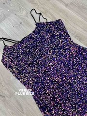 [Có Bigsize] Đầm hai dây bp sequin xuất xịn
