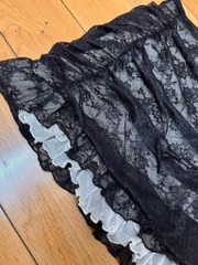 Set ren f21plus áo tay loe / váy đuôi cá bigsize (lẻ)