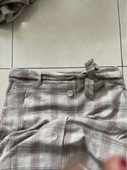 [viruSpluSSize ] chân váy mango caro xuất xịn bigSize