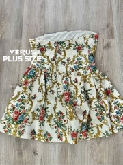 Đầm cúp xoè Kimchi blu bigsize
