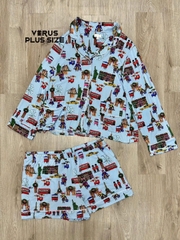 Bộ Pjm đùi Beauty 2 Túi Bigsize Xuất Xịn