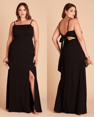 Đầm tiệc Birdy 2 dây cột lưng maxi xẻ tà bigsize