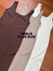 Đầm body f21plus xẻ lai xuất xịn bigsize