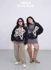 Áo khoác zip BDG zip xuất xịn bigsize