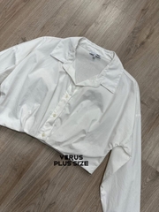Áo somi crop fashion xuất xịn bigsize