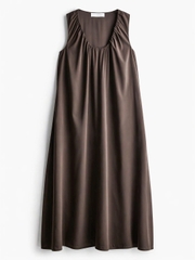 Đầm cổ U maxi primark cộc tay bigsize
