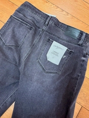 Quần jeans Carly ống đứng đen wax xuất xịn bigsiZe(carlyqj)