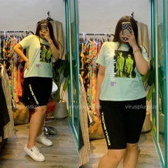 [viruSpluSSize]quần biker  DKNY bigSize thun co giãn tốt
