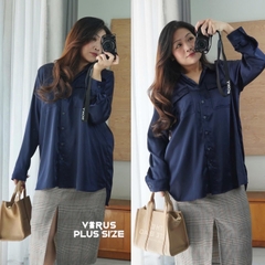 Áo somi lụa Simply vera bigsize(hàng lỗi xước)