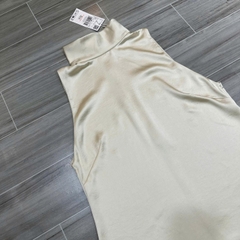 Áo cổ lọ Xoài mng lụa sang xịn bigsize