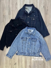 Áo khoác Jeans Un1 bigsize xuất xịn trendy