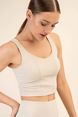 Áo dây thể thao Rae Mode cổ tim thun gân bigsize xuất xịn