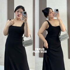 Đầm tiệc Birdy 2 dây maxi xẻ tà  bigsize