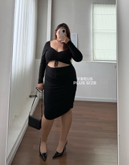 Đầm BARIII Cut Eo Bigsize Xuất Xịn