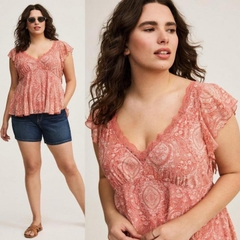 Áo cánh tiên torrid thun lưới xuất xịn bigsize