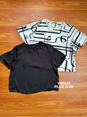 Áo lụa cổ thun AK bigsize