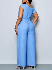 [Có Bigsize] Jumpsuit lệch vai Sh.ein xuất xịn bigsize.