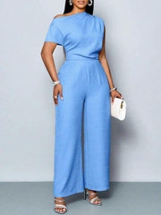 [Có Bigsize] Jumpsuit lệch vai Sh.ein xuất xịn bigsize.