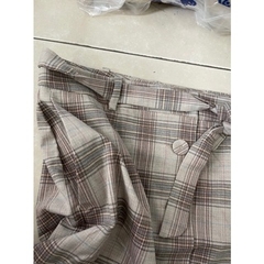 [viruSpluSSize ] chân váy mango caro xuất xịn bigSize