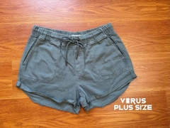 Quần short jean Dluxe lưng thun bigsize