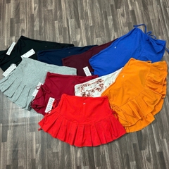Chân váy xếp ly Urban nhún hông xuất xịn bigsize