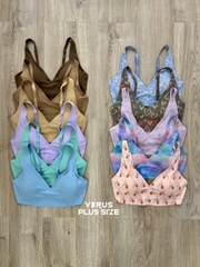 Áo bra MEUNDIES cổ tim chất su đanh mịn