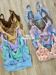 Áo bra MEUNDIES cổ tim chất su đanh mịn