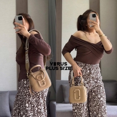 Áo bẹt vai Fashion thun bigsize