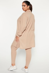 Set cardigan / áo dây / quần legging fashion thun gân xuất xịn