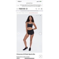 [viruSpluSSize]ÁO BRA TẬP BIGSIZE f21 (Ảnh chụp tại Shpp)