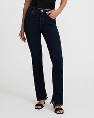 Quần Jeans exp flare xẻ gấu bigsize xuất xịn (B7)