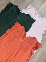 Áo lụa tay bèo Preview bigsize