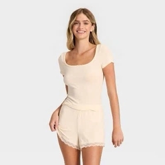 Bộ ngủ Auden bigsize thun gân mát mẻ bigsize