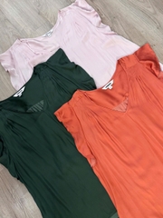 Áo lụa tay bèo Preview bigsize