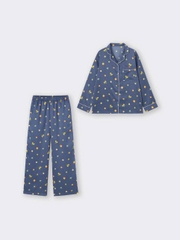 Bộ Pjm Gu lụa tay dài sang xịn bigsize (hàng cắt tag)