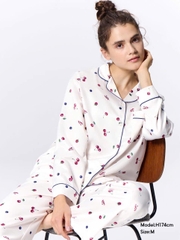 Bộ Pjm Gu lụa tay dài sang xịn bigsize (hàng cắt tag)