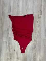 Bodysuit Fashion lệch vai nhún eo bigsize xuất xịn