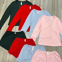 Set henley Auden thun gân bigsize xuất xịn